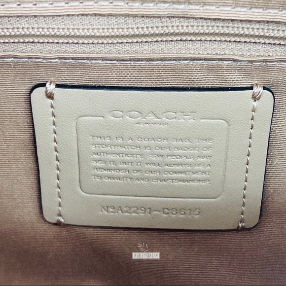 Coach Rowan Satchel In Signature Canvas With Mystical Floral Print - Picture 9 of 12